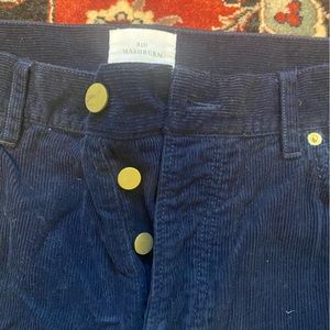 Sid Mashburn - corduroy pants - 36x32 - Dark Navy